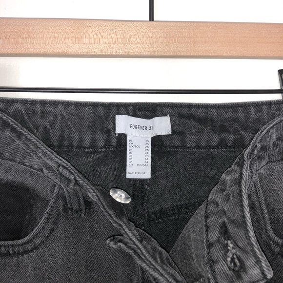 Forever 21 Crisscross Waist 90s Fit Jeans - Picture 3 of 9